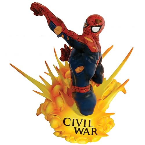 Marvel Universe Civil War Spider-Man Bust
